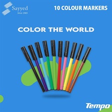 Tempo Assorted Colour Markers