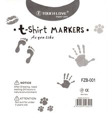 Touch Love Super Pen FZB-001 T-Shirt Fabric Markers 08 Colours