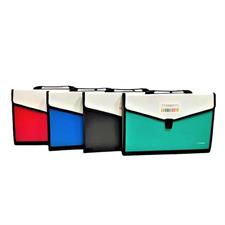 Tranbo EF12B FC 13 Pockets Expanding File with Handle