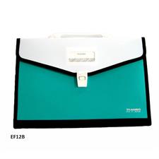 Tranbo EF12B FC 13 Pockets Expanding File with Handle