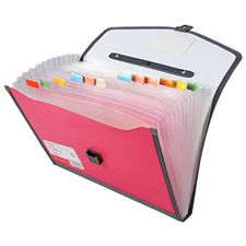 Tranbo KF12B FC 13 Pockets Expanding File with Handle