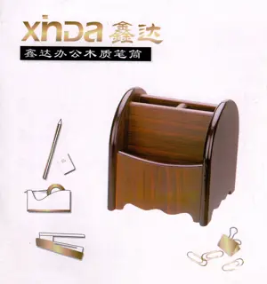Xinda XD-5003 Premium Wooden Desk Organizer