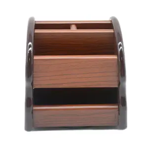 Xinda XD-5026 Premium Wooden Rotatable Desk Organizer