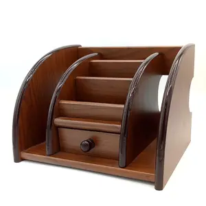 Xinda XD-5031 Premium Wooden Desk Organizer