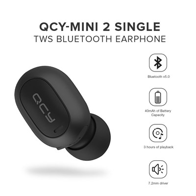 QCY Mini 2 Single Bluetooth v5.0 Earbud