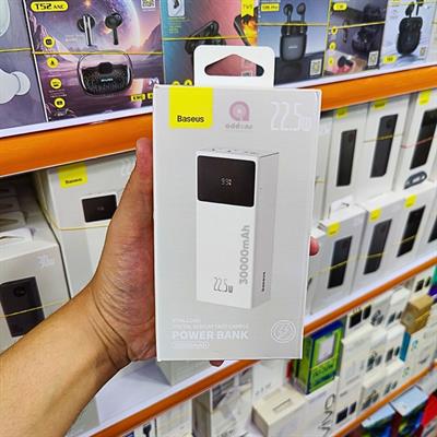 Baseus Star-Lord 20000mAh 22.5W Digital LED Display Fast Charge Power Bank (White)