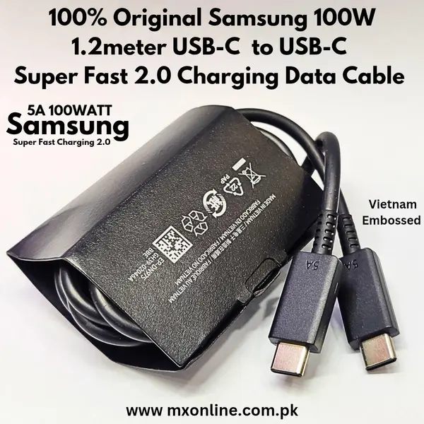 Samsung 5A Super Fast 2.0 USB-C to USB-C Data Cable