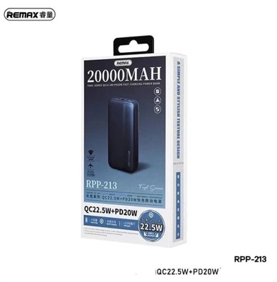 Remax RPP-213 22.5W 20000MAH PowerBank