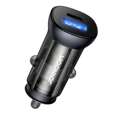 JOYROOM C-A42 38W Fast Car Charger Dual Ports Transparent 