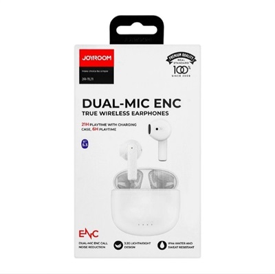 JOYROOM JR-TL11 Dual-Mic ENC TWS Wireless Earphones 