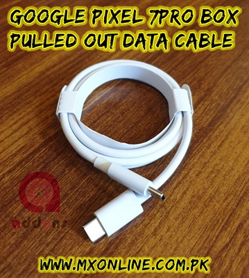 Google Pixel 7Pro 65W USB-C Cable Box Pulled Out 