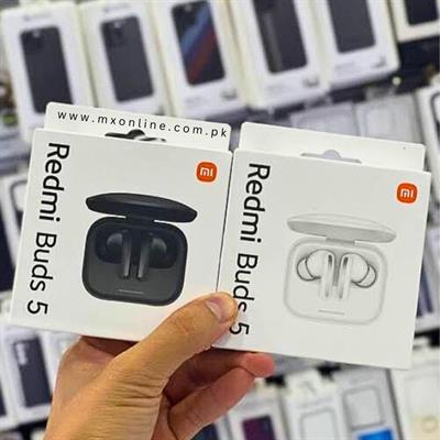 Mi Redmi Buds 5 with Upto 46dB Hybrid Noise Cancellation , Quad-Mic Ai Call Enhancement ,10Mins for 4Hours Fast Charging with Upto 38Hrs Playback