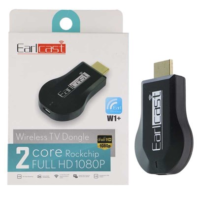 Earldom EarlCast W1+ Wireless TV Dongle 2Core Full HD 1080P - Black