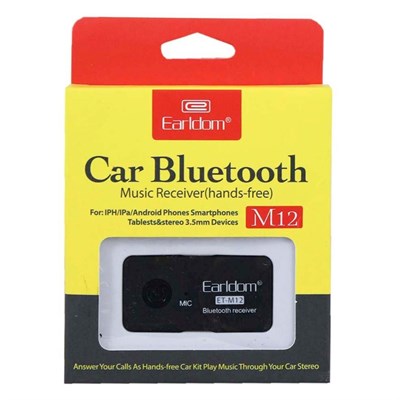 Earldom Wireless Bluetooth Receiver 3.5mm Jack Audio Music Car Aux Adapter