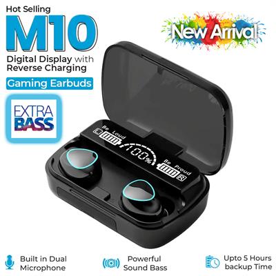  100% Original M10 True Wireless Gaming Earbuds