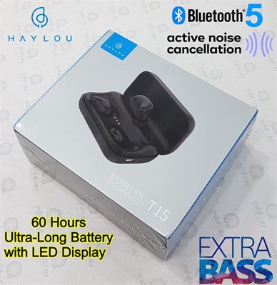 Haylou T15 Wireless Earbuds with 2200mAh Power Case