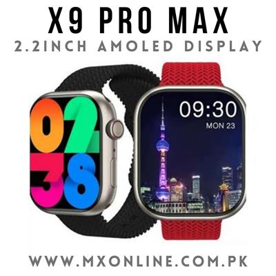 W&O X9 Pro Super AMOLED 2.2" Big Display Smart watch 