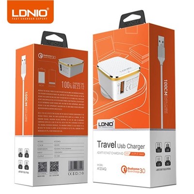 LDNIO A1204Q Qualcomm 3.0 Fast Charging Adapter