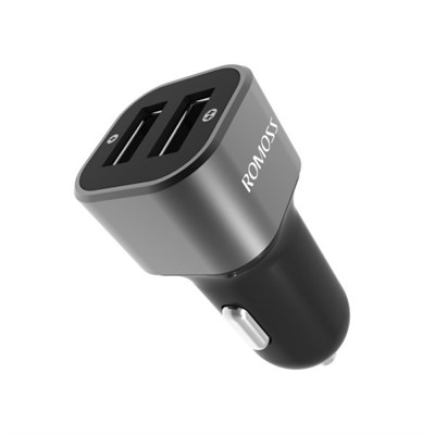 Romoss Rocket AM12 Dual Port Stainless Steel Car Charger