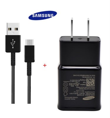 100% Genuine Samsung Galaxy S8 S8+ Fast Charger + 1.2M Type-C USB Data Cable 