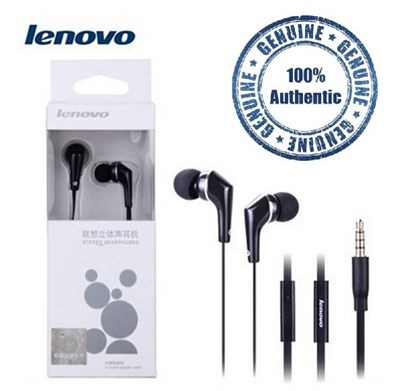 Original Lenovo LH102 Earphone 3.5mm with Mic