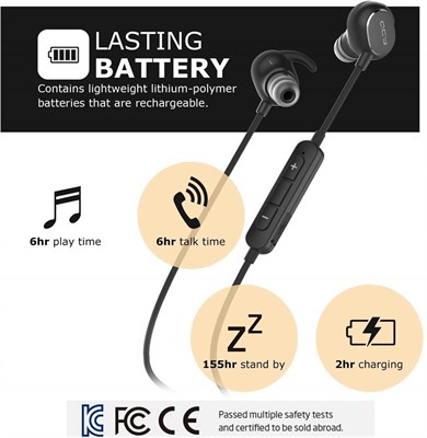 QCY QY19 Wireless Sports Bluetooth Earbuds
