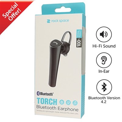Rock Space Torch Bluetooth Earphone