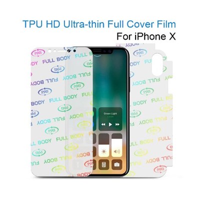 Bestsuit® Classic Ultra Clear 360' Full Body AntiShock Screen Guard for iPhone X