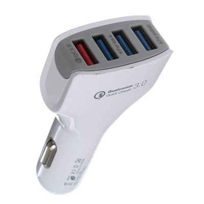 Ele® Qualcomm Quick Charge 3.0 7A 4 USB Port Fast Car Charger