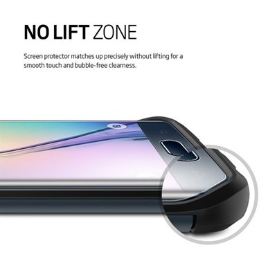 Correctfit Galaxy S6 Edge Screen Protector 2.5D Curved Crystal