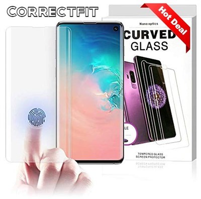 Correctfit UV Full Glue 9H Tempered Glass Screen Protector