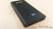 Aspor Power Bank 10000mAh Q388 / Qualcomm Quick Charge 3.0
