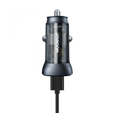 JOYROOM C-A42 38W Fast Car Charger Dual Ports Transparent 