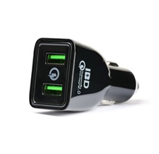 IBD 314 Quick Charger 2.0 Dual USB Car Charger