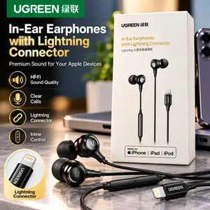 UGREEN HITUNE MFi Certified Wired Earphones – Black