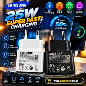 Samsung EP-T2510 25W USB-C Super Fast Charging Wall Charger ( Box Pulled )