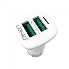 LDNIO C301 3.6A Double Auto-ID Usb Car Charger 