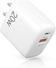 MPOW 20W USB-C Dual-Port 3x Faster Charging Adapter 