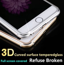 CorrectFit® 3D Full Cover Arc 0.26mm Tempered Glass Protector for iPhone 6 iPhone 7 & iPhone 8