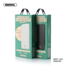 Remax® Jane Series 10000mAh Li-polymer Dual USB Power Bank with Type-C/Micro USB Inputs 
