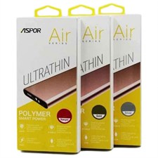 Aspor Air Series A383 Li-Polymer UltraSlim 10000mAh Powerbank
