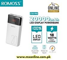 ROMOSS LT20 Pro 20000mAh PD Two way Fast Charging Power Bank