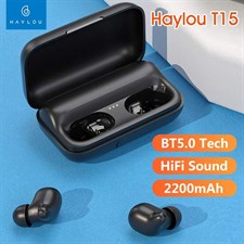 Haylou T15 Wireless Earbuds with 2200mAh Power Case