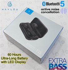 Haylou T15 Wireless Earbuds with 2200mAh Power Case