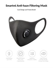 Correctfit KN95 Fashion 3D Face Mask with 40mm Breathing Valve Fresh Air-Purifying Filters