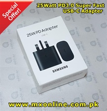 Official Samsung EP-T2510 25W Low Standby Energy Efficiency USB-C Super Fast Charging Power Adapter 