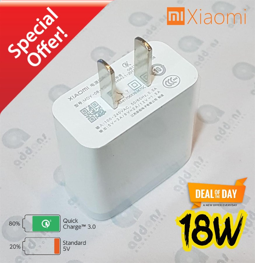 18 Watt Charger Mi 18w Qc Charger Xiaomi Quick Charge 18W