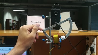 Quantitative verification of Faraday's law of electromagnetic induction