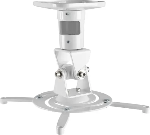 AMER Projector Mount - Ceiling Bracket LCD DLP Tilt 360° Swivel 30lbs (White)