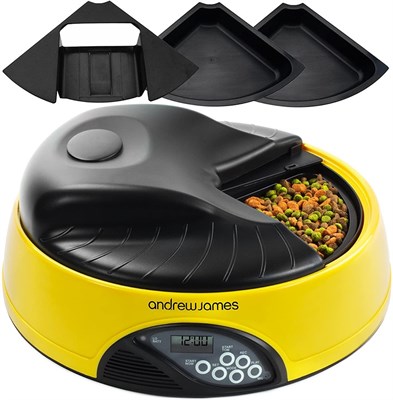 Automatic Pet Feeder 4 Meal / Day Programmable with Voice Recorder